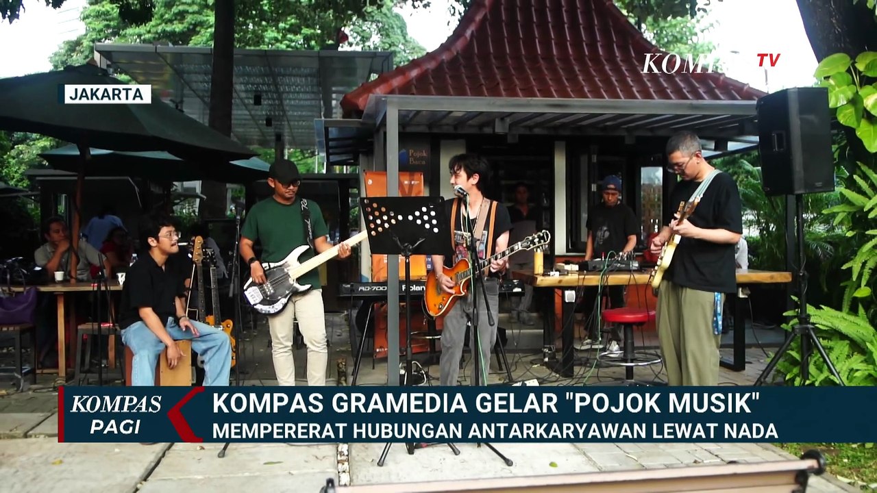Mempererat Hubungan Antarkaryawan, Kompas Gramedia Gelar Pojok Musik | KOMPAS PAGI