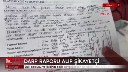 Kocaeli'de taksici eski sözlüsü ve ikizinin polis sevgililerinin kendisini dövdüğünü iddia etti