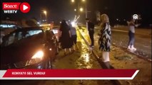 Konya'yı sel vurdu!
