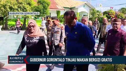Tinjau MBG, Gubernur Gorontalo Dorong Peningkatan Ekonomi Bagi Penyuplai Bahan Baku Makanan