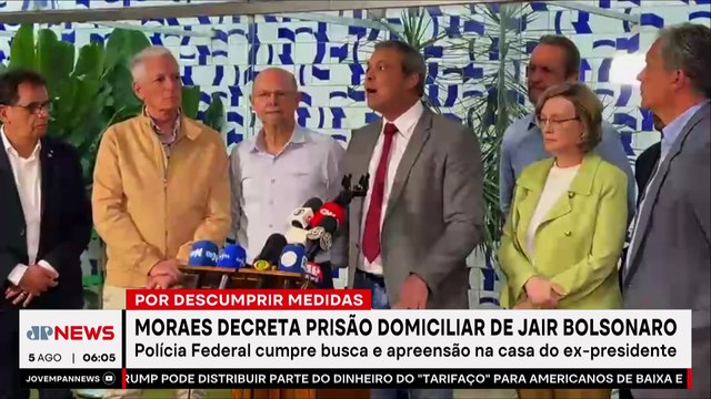 Alexandre de Moraes decreta prisão de Bolsonaro por violação de medidas cautelares