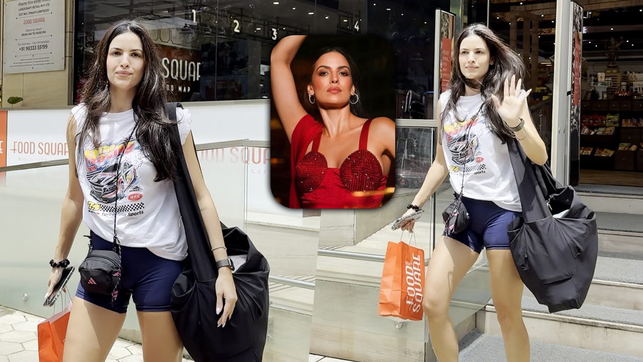 Serbian Beauty Nataša Stanković Caught Outside Her Gym Yet Again!