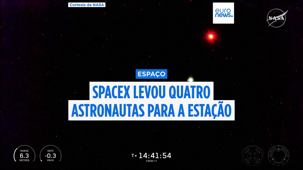 SpaceX leva quatro astronautas para a Estação Espacial Internacional apenas 15 horas após o lançamento