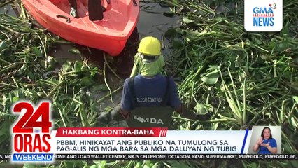 Water hyacinth at mga basurang bumabara sa mga daluyan ng tubig, puwedeng ma-recycle | 24 Oras Weekend