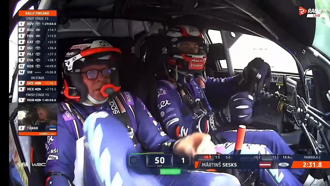 WRC Finland 2025 SS15 Sesks Fog Problem