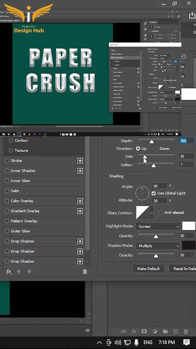 Create Realistic Paper Crush Text Effect in Pho...