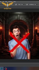 Photoshop Trick: Match Person with Background in sec | Color Matching Hack #Shorts  #photoshoptips