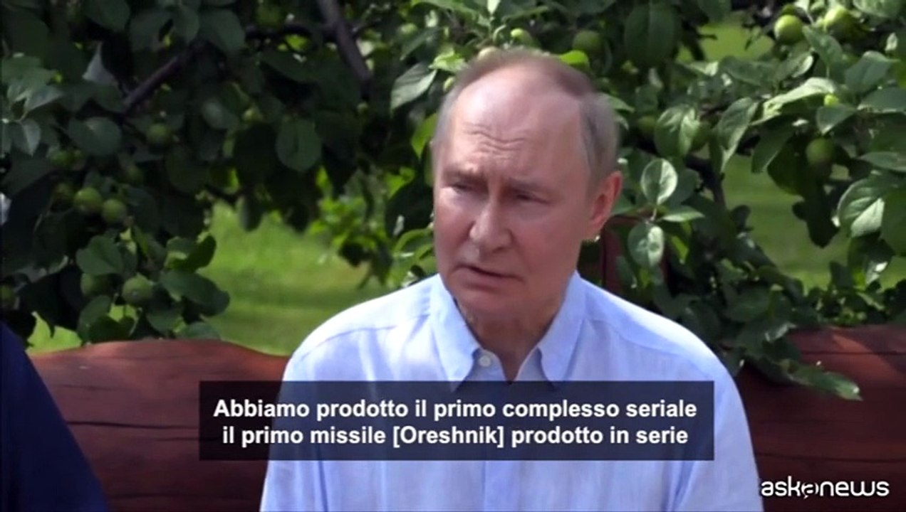 Putin: schiereremo i missili Oreshink in Bielorussia