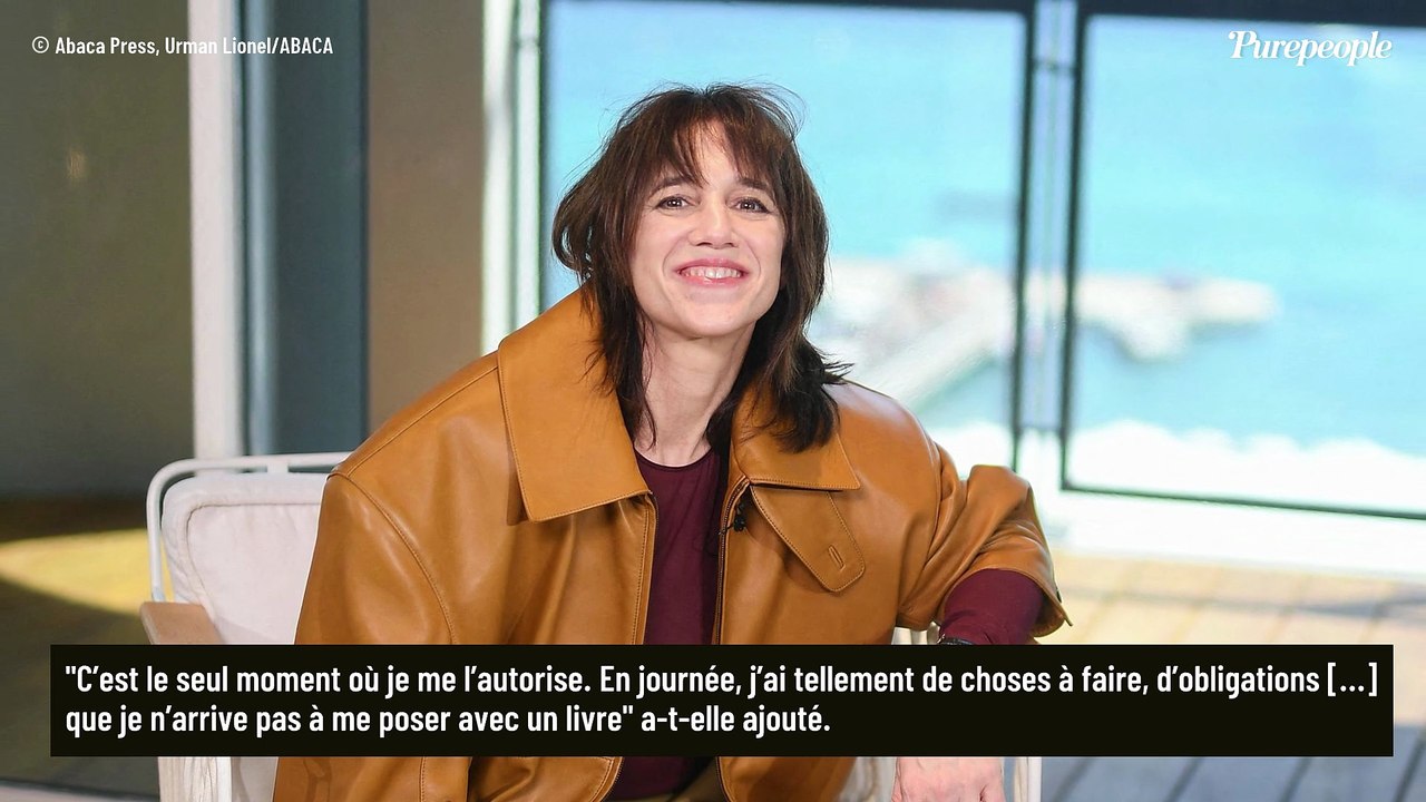 "C'est le seul moment où je me l'autorise" : Cette activité que Charlotte Gainsbourg ne pratique qu'à un moment bien précis de la journée