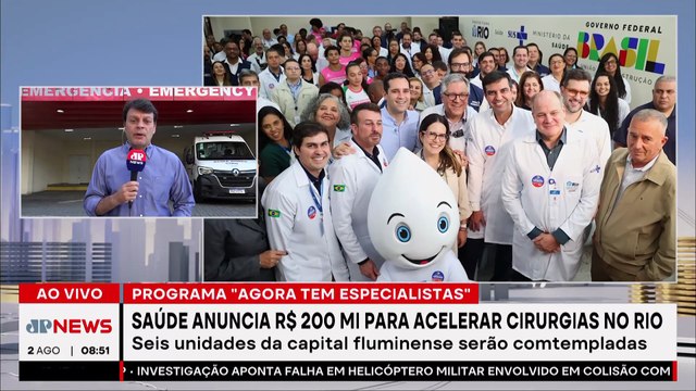 Governo anuncia R$ 200 milhões para reduzir filas de cirurgias no RJ