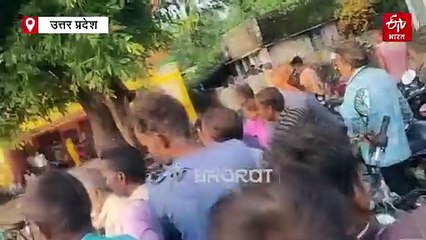 बस्ती में खाद के लिए रो पड़ा किसान; कहा- कई दिनों से लगा रहे लाइन, महिलाएं बोलीं- रात में चोरी से डीसीएम में भरकर बेच देते हैं