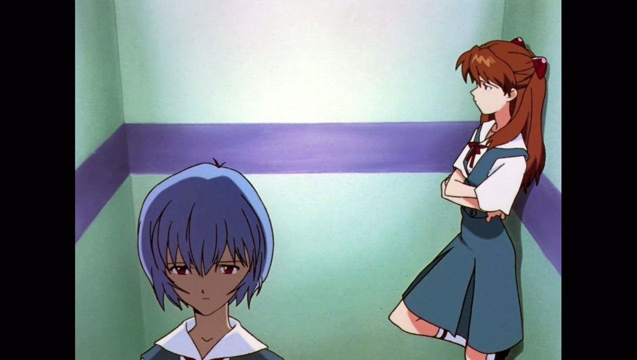 Evangelion Elevator Scene with System Shock Music