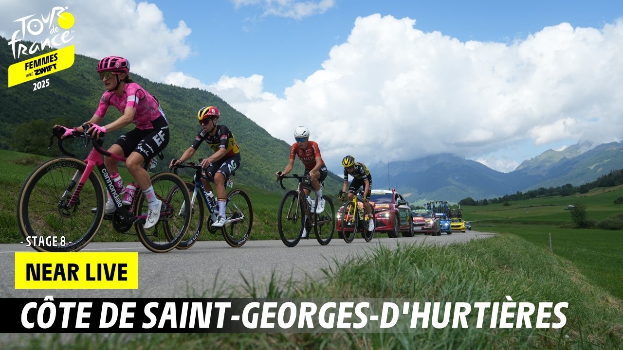 Côte de Saint-Georges-d'Hurtières - Stage 8 - Tour de France Femmes avec Zwift 2025