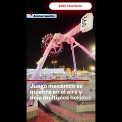 Tragedia en Arabia Saudita: colapsa atracción “360 Big Pendulum” y deja 23 heridos