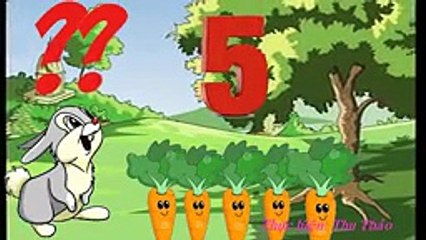 DẠY BÉ HỌC ĐẾM - Thỏ học đếm từ 1 đến 10, video phim hoạt hình - Kênh Maitutien Youtube DailyMotion