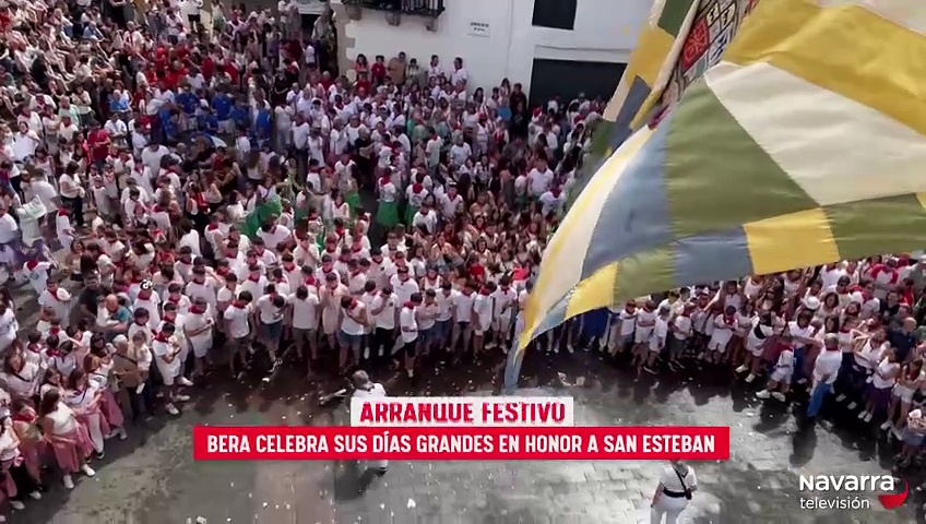 La Ikastola Labiaga lanza el Chupinazo de Bera