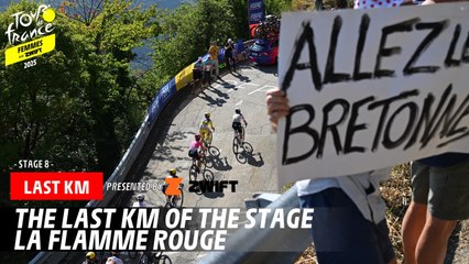 Last Km - Stage 8 - Tour de France Femmes avec Zwift 2025