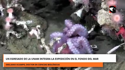 Un egresado de la UNaM integra la expedición en el fondo del mar