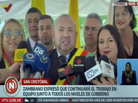 Táchira | Alcalde de San Cristóbal expresó su compromiso para construir un territorio pacífico