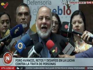 Venezuela firmemente comprometida en la lucha contra la trata de personas