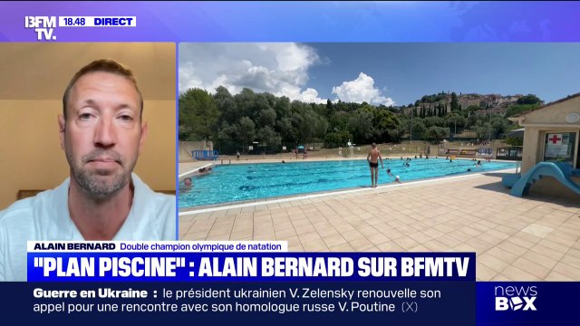 Alain Bernard, double champion olympique de natation, réclame un plan piscine pour lutter contre les noyades