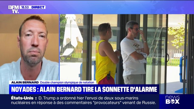 Noyades: Il faut que tout le monde puisse apprendre à nager , déclare Alain Bernard (double champion olympique de natation)