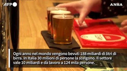 Il 1  agosto si celebra la birra, la bevanda alcolica piu' consumata al mondo