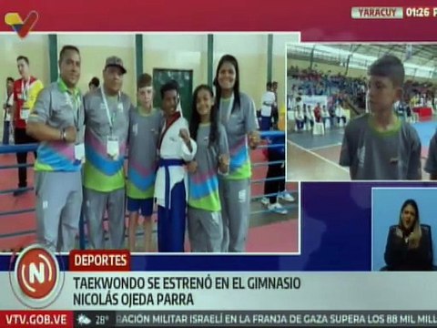 Yaracuy | Atletas debutan en el primer día de competencia de los Juegos Nacionales Estudiantiles