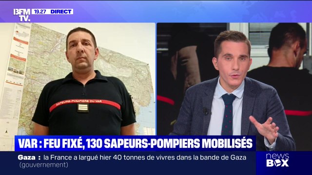Var : feu fixé, 130 sapeurs-pompiers mobilisés - 02/08