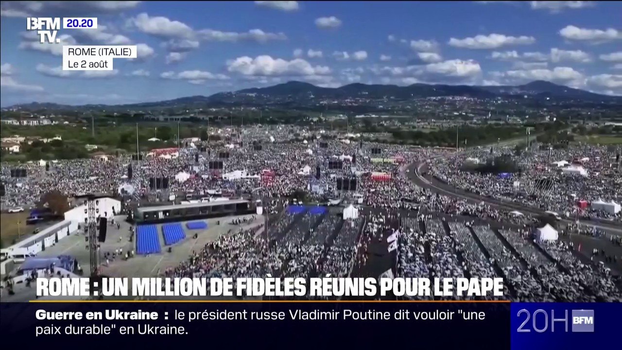 À Rome, un million de fidèles réunis pour le "jubilé des jeunes" avec le pape Léon XIV