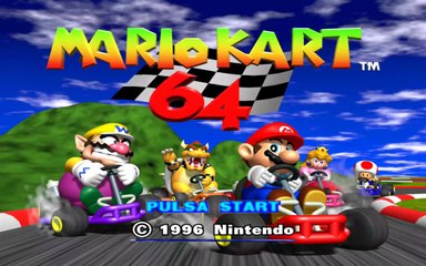 MARIOKART 64 EN ESPAÑOL CON TEXTURAS HD COPA FLOR 50CC.