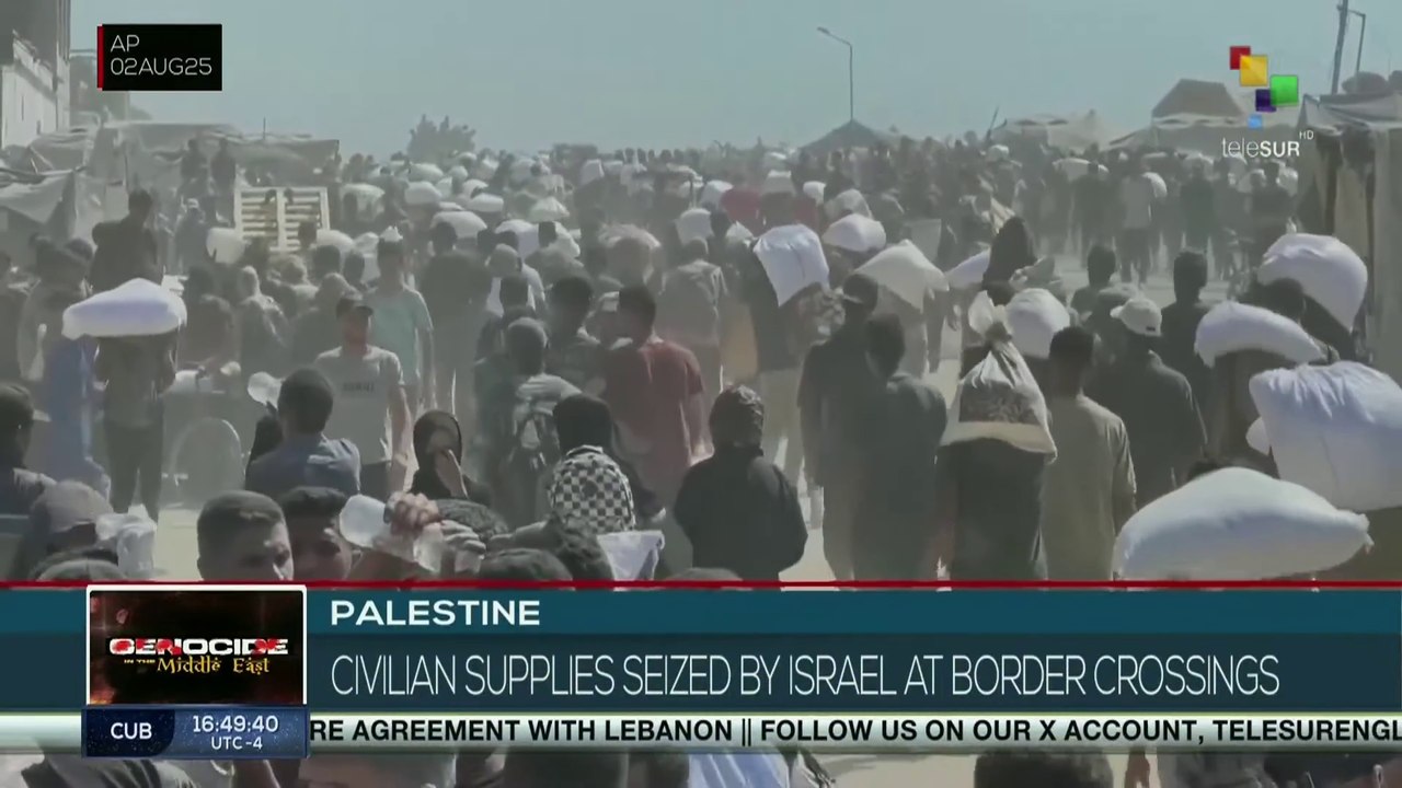 Palestine | Civilian supplies seized by Israel at border crossings