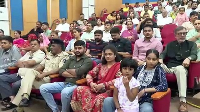 GANDHINAGAR POLICE SERVICE MEDALS AWARDING CEREMONY AT POLICE ACADEMY BY GUJARAT CM BHUPENDRA PATEL