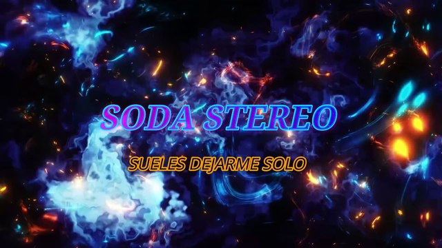 Soda Stereo - Sueles dejarme solo (KARAOKE)
