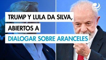 Trump y Lula da Silva afirman estar dispuestos a dialogar sobre aranceles