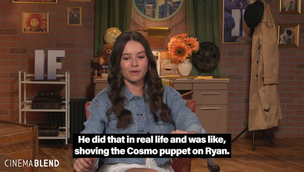 John Krasinski Attacking Ryan Reynolds With A Puppet Cracked 'IF' Star Cailey Fleming Up, And I Need Those Deleted Scenes