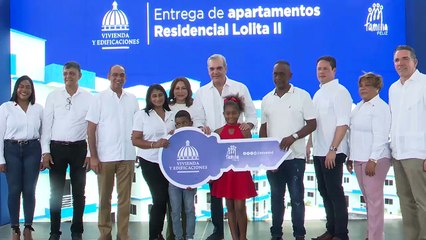 Presidente Abinader encabeza inauguración del Residencial Lolita II beneficiando a 560 personas