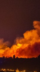 Un incendio en Vilardevós arrasa con más de 500 hectáreas