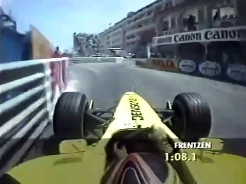 F1 – Heinz-Harald Frentzen (Jordan Honda V10) Onboard – Monaco 2001 (02)