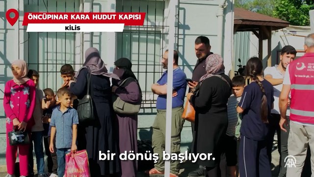 Bakanlıktan Suriyelilerin gönüllü geri dönüş filmi