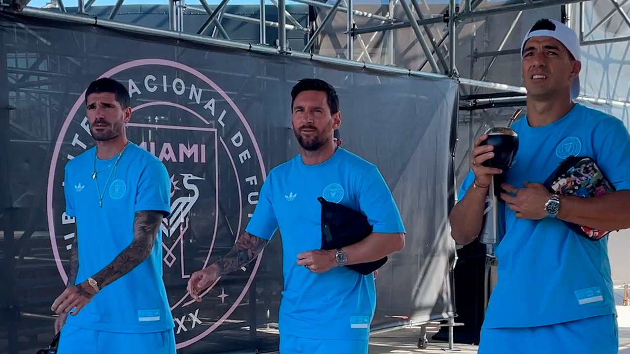 Inter Miami de Messi llega al Chase Stadium, listo para enfrentar al Necaxa en Leagues Cup