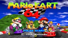 MARIOKART 64 EN ESPAÑOL CON TEXTURAS HD COPA FLOR 100CC.