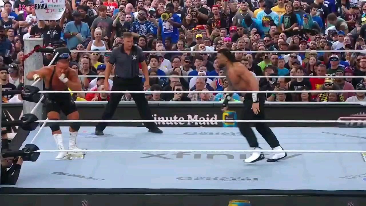 roman reigns flying