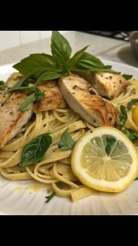 Lemon Basil Chicken Pasta🍝🍋 Zesty, fresh, and full of flavor! This Lemon Basil Chicken Pasta is a simple, yet elegant dish that brings together juicy chicken, bright lemon, and aromatic basil for a delicious meal! 🌿✨