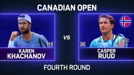 Khachanov dispatches Ruud to book spot in Canadian Open quarter-finals