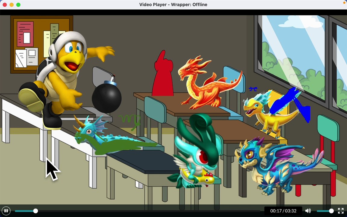 Pool Party Dragon Answers the Question/Ungrounded
