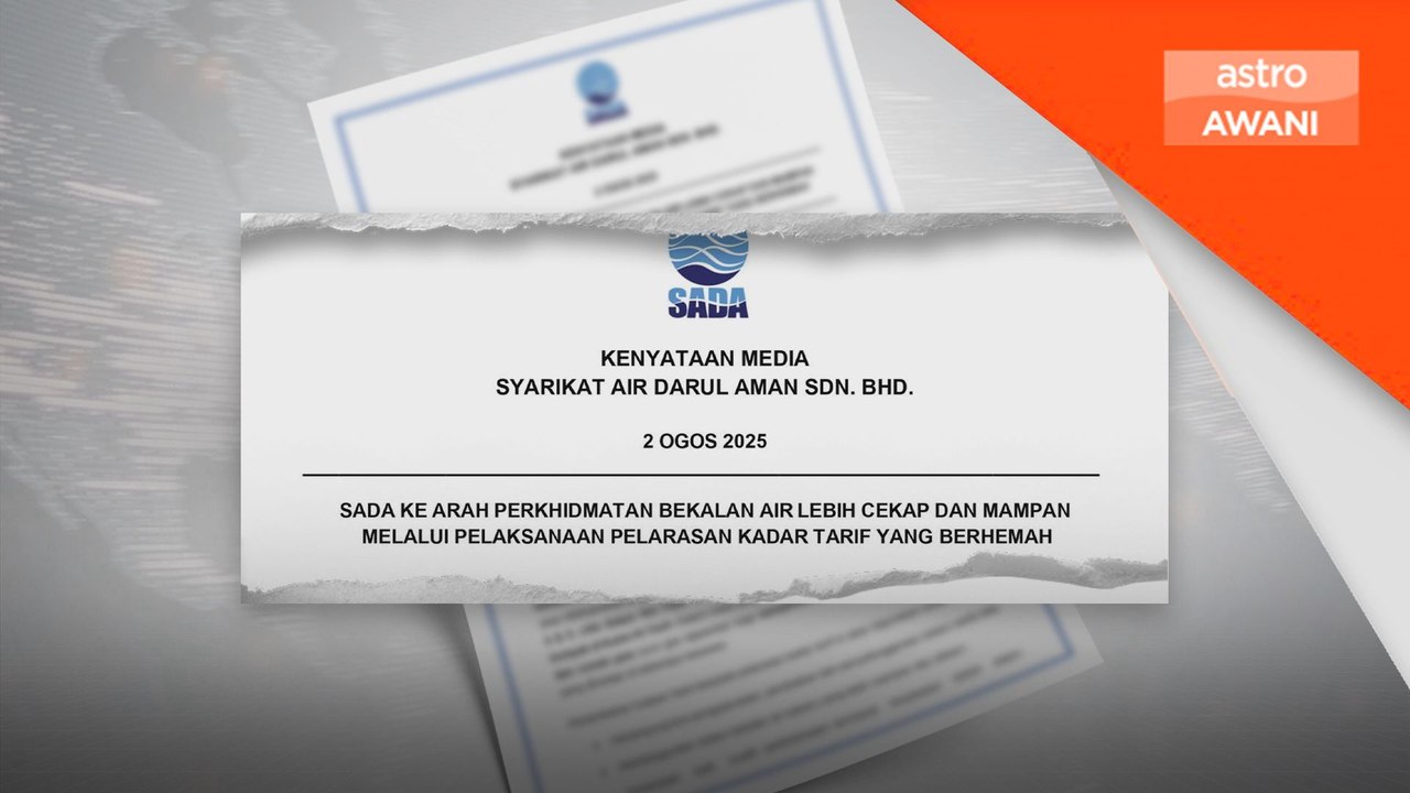 SADA laksana pelarasan tarif air di Kedah secara berperingkat