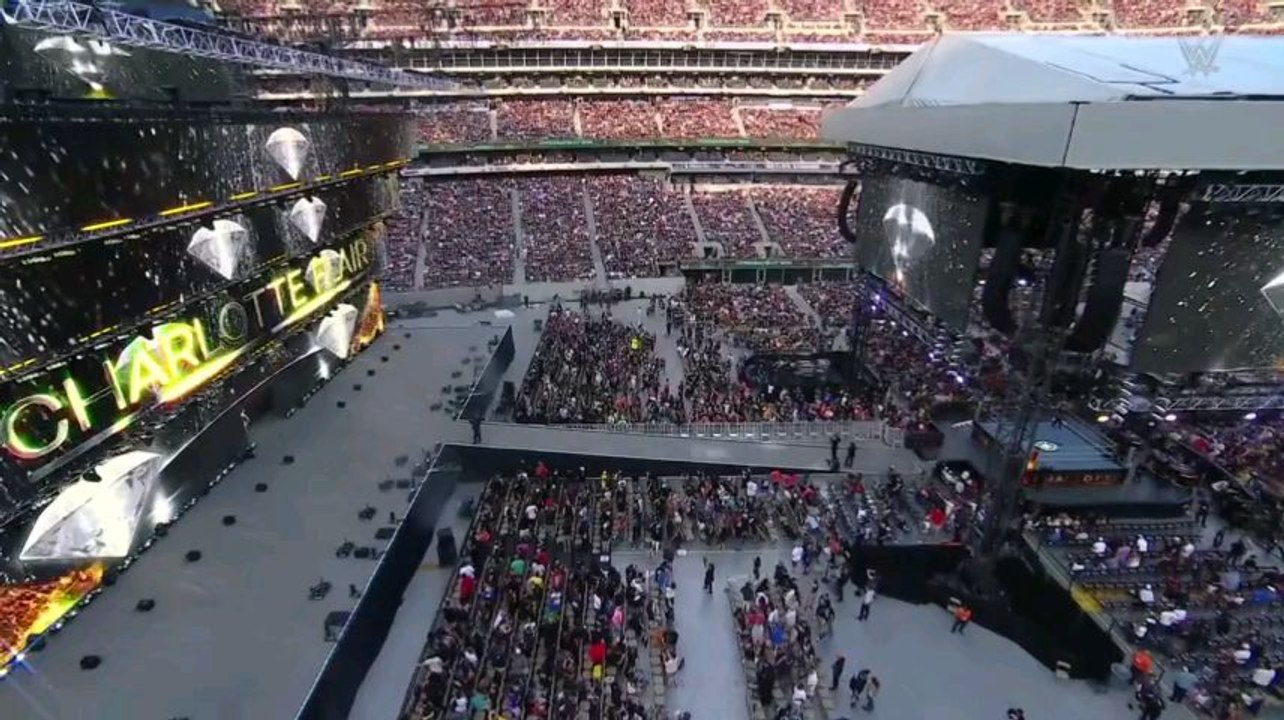 charlotte flair and alexa bliss vs raquel rodriguez and roxanne perez tag team championship match summerslam night 1