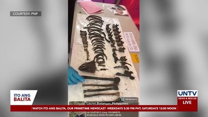 DNA profile ng 2 lalaki at 1 babae, natukoy mula sa mga buto na galing sa sementeryo sa Batangas