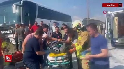 Manisa'da 2 kişinin öldüğü kazanın görüntüleri ortaya çıktı